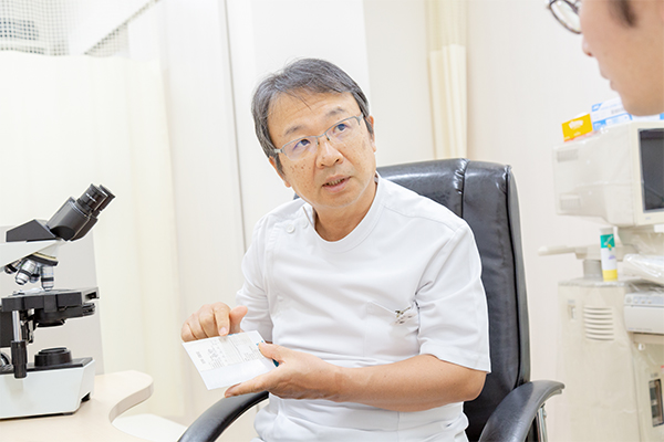 検診で血尿を指摘された