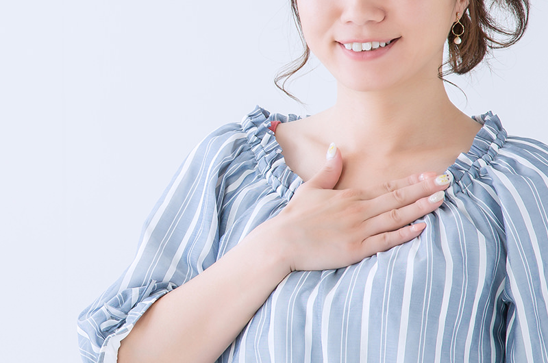 当院へは女性の患者さんもお越しになられています